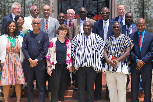 The delegation attending the international conference at The Sanneh Institute.